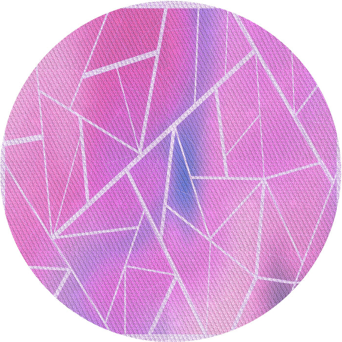 Square Patterned Violet Purple Rug, pat482pur