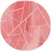 Square Patterned Pastel Pink Rug, pat482rd