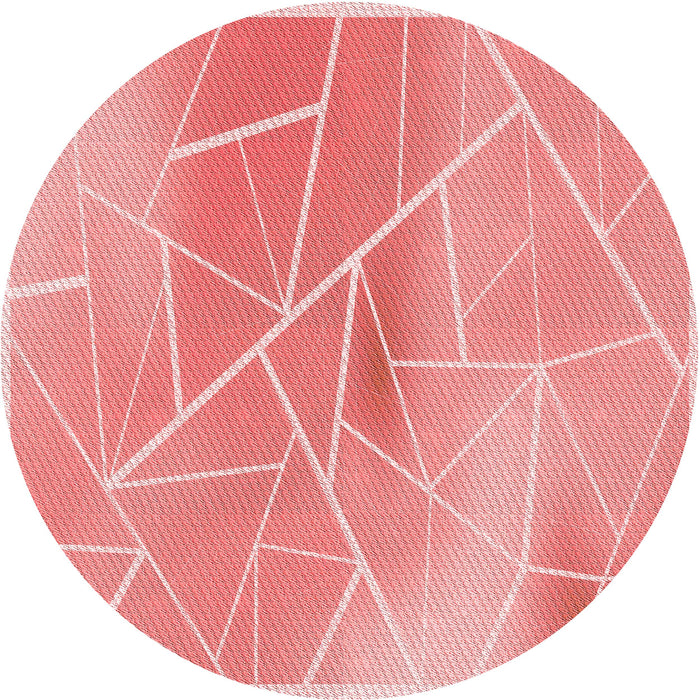 Square Machine Washable Transitional Pastel Pink Rug in a Living Room, wshpat482rd