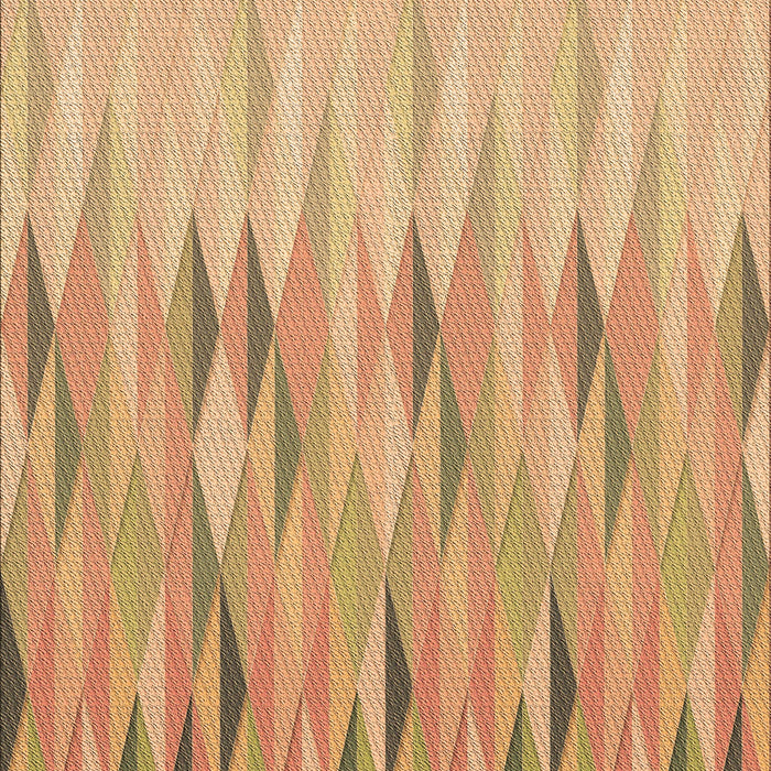 Patterned Yellow Orange Rug, pat483brn