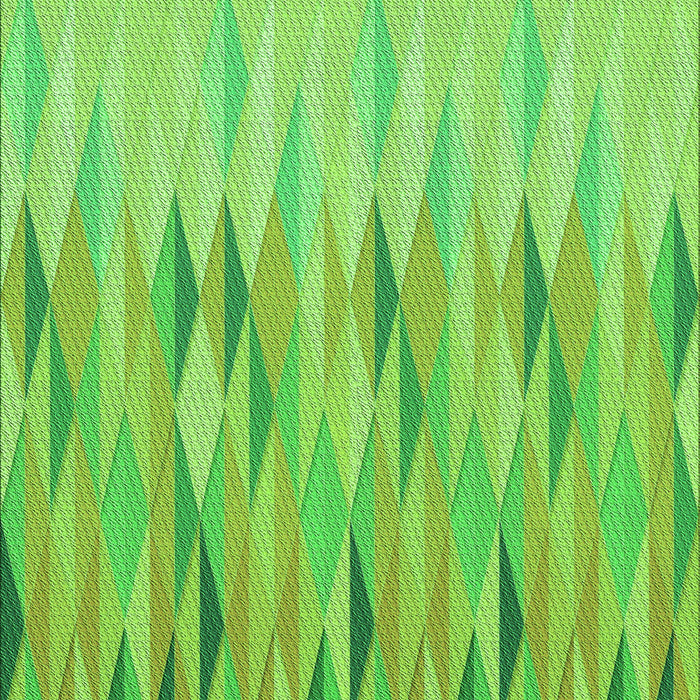 Patterned Emerald Green Rug, pat483grn