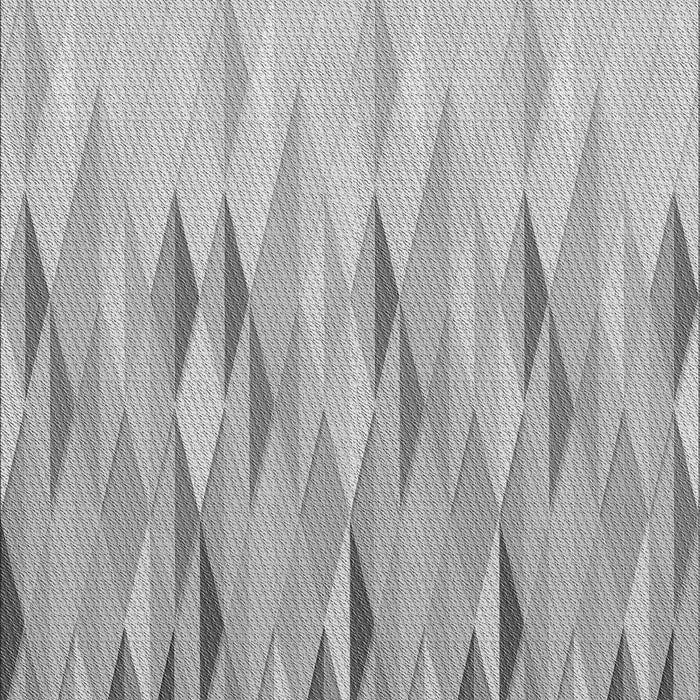 Patterned Platinum Silver Gray Rug, pat483gry