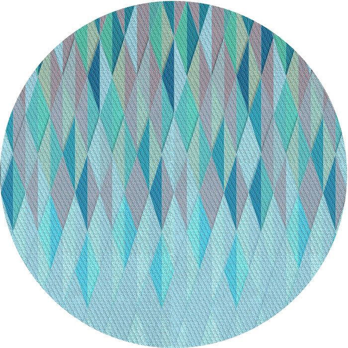 Square Machine Washable Transitional Koi Blue Rug in a Living Room, wshpat483lblu