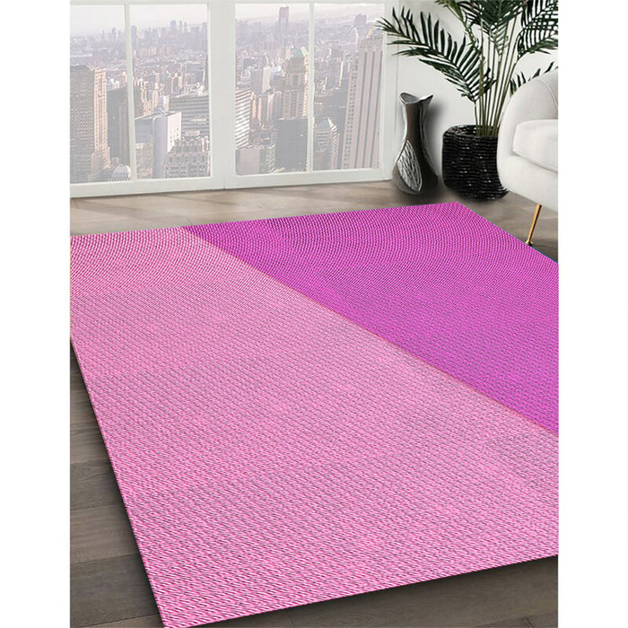 Patterned Violet Purple Rug in Family Room, pat485pur