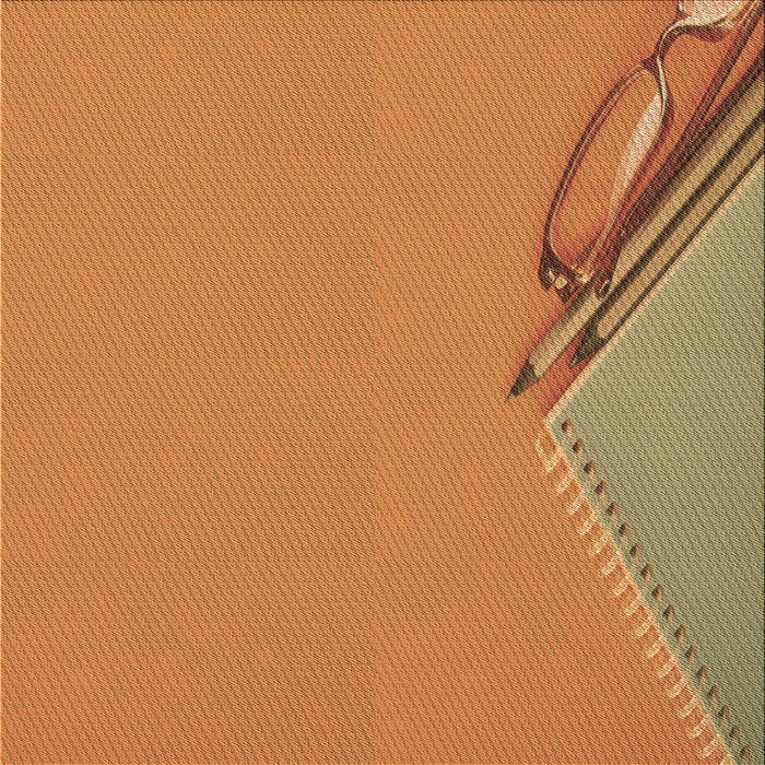 Round Machine Washable Transitional Orange Rug, wshpat486brn