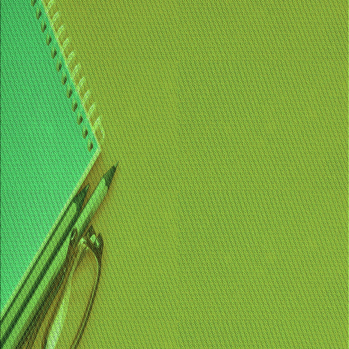 Patterned Green Rug, pat486grn