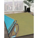 Patterned Green Peas Green Rug in Family Room, pat486lblu