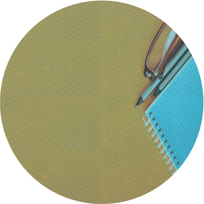 Square Machine Washable Transitional Green Peas Green Rug in a Living Room, wshpat486lblu