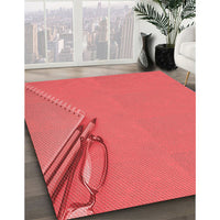 Patterned Red Rug, pat486rd