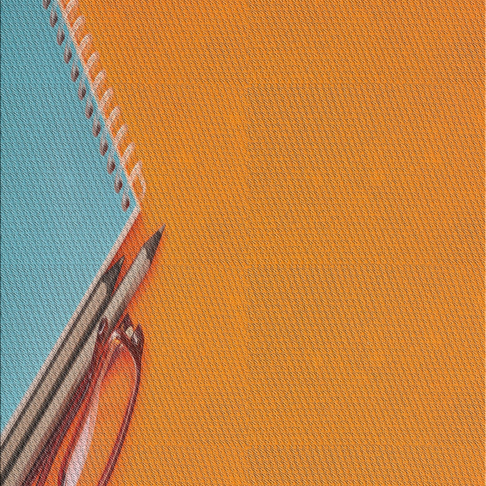 Patterned Metallic Gold Novelty Rug, pat486