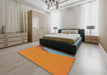 Machine Washable Transitional Metallic Gold Rug in a Bedroom, wshpat486