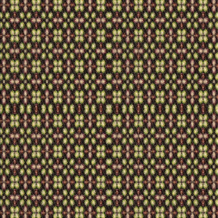 Patterned Red Rug, pat487brn