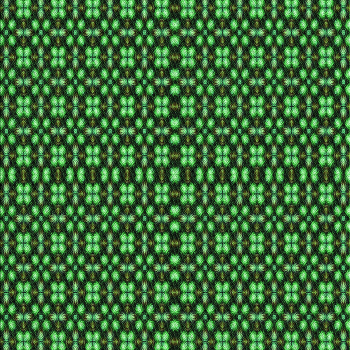 Patterned Dark Forest Green Rug, pat487grn