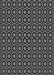 Patterned Charcoal Black Rug, pat487gry