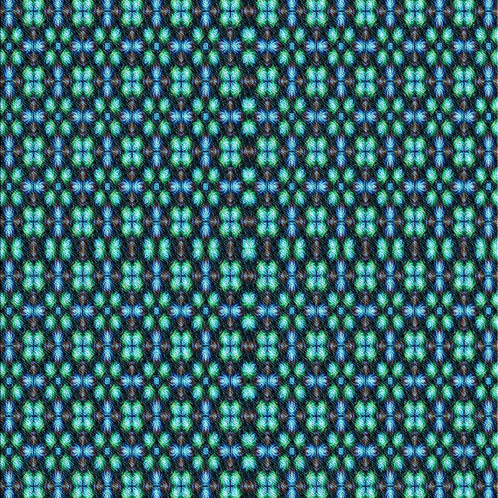 Patterned Deep-Sea Blue Rug, pat487lblu