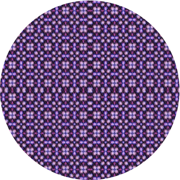 Square Machine Washable Transitional Medium Orchid Purple Rug in a Living Room, wshpat487pur