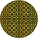 Square Patterned Pistachio Green Rug, pat487yw