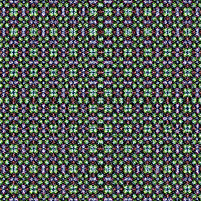 Square Patterned Charcoal Black Novelty Rug, pat487