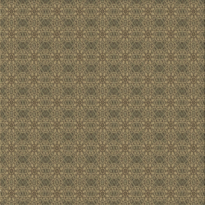 Round Patterned Dark Brown Rug, pat488brn