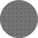 Square Patterned Gray Rug, pat488gry