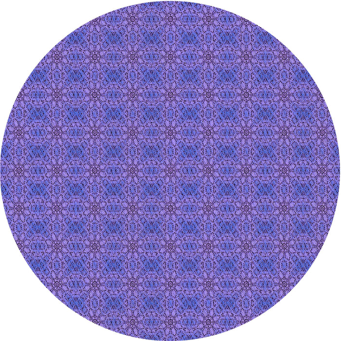 Square Machine Washable Transitional Amethyst Purple Rug in a Living Room, wshpat488pur