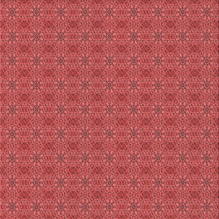 Round Patterned Red Rug, pat488rd