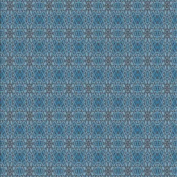 Machine Washable Transitional Blue Rug, wshpat488