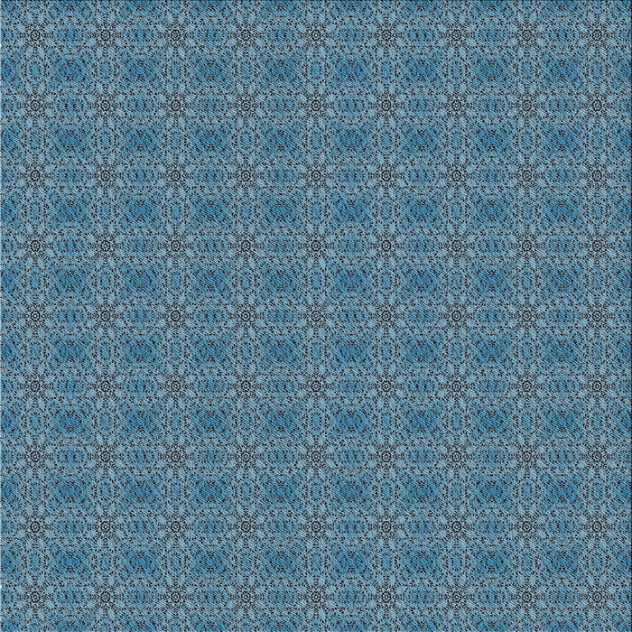 Sideview of Machine Washable Transitional Blue Rug, wshpat488