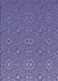 Patterned Purple Mimosa Purple Rug, pat489blu