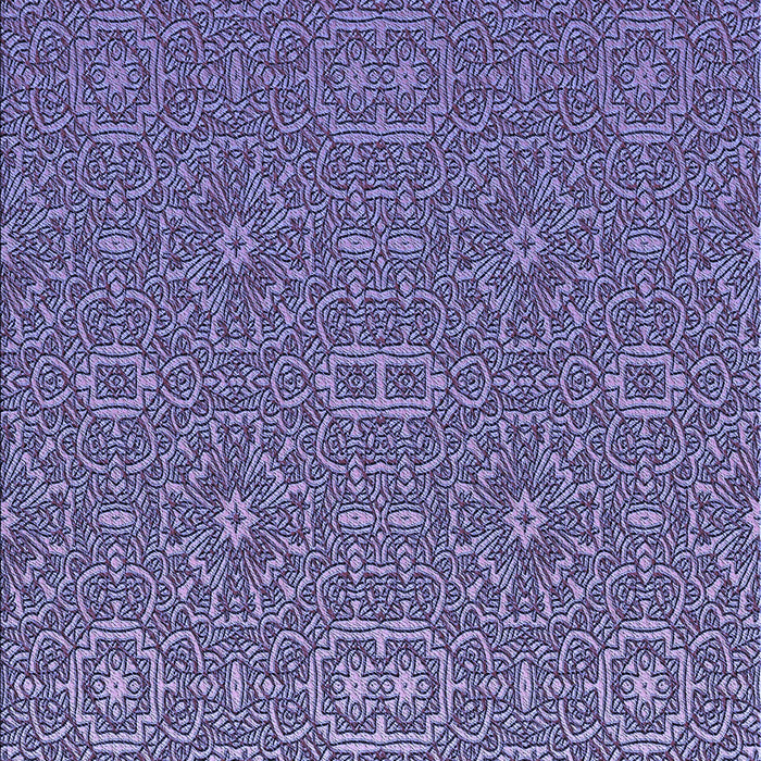 Patterned Purple Mimosa Purple Rug, pat489blu