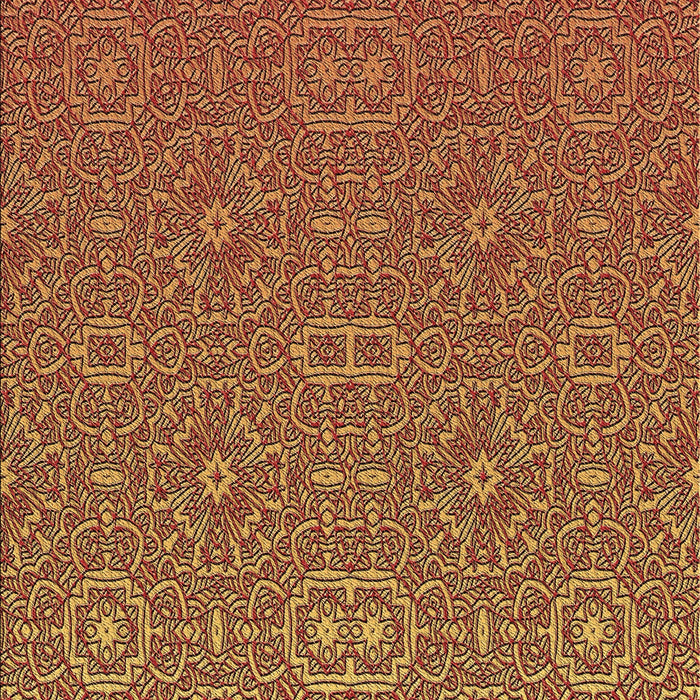 Patterned Yellow Rug, pat489brn