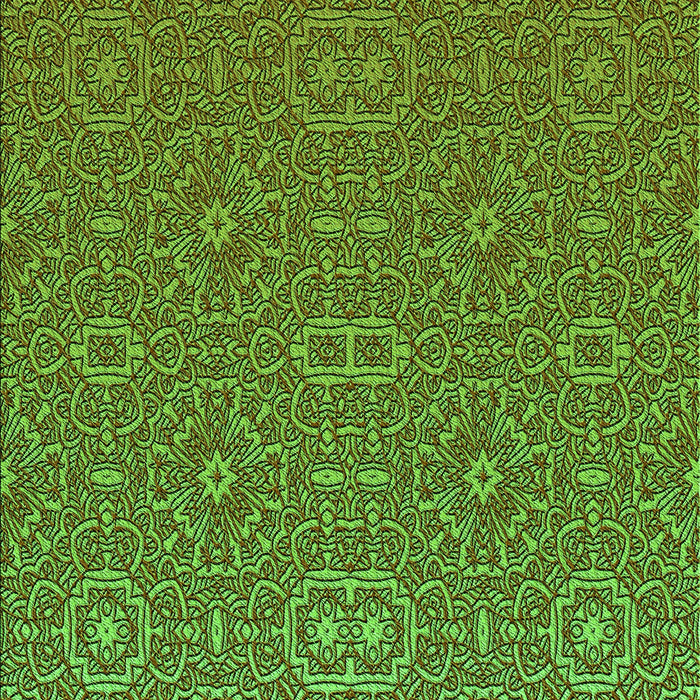 Patterned Green Rug, pat489grn