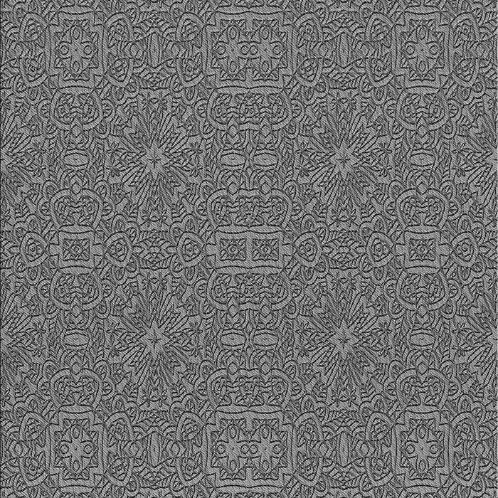 Patterned Dark Gray Rug, pat489gry