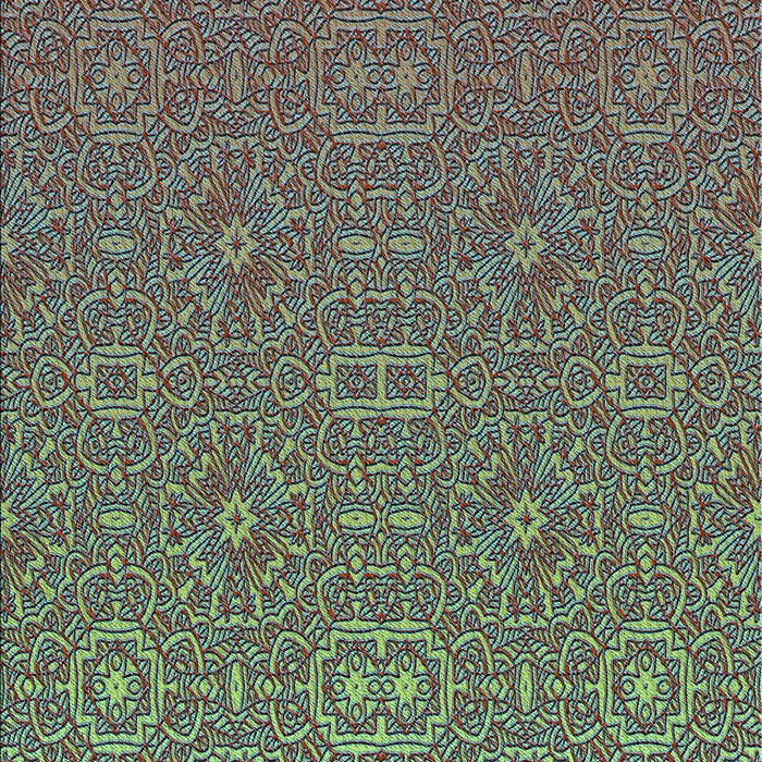 Patterned Dark Brown Rug, pat489lblu