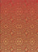 Patterned Orange Rug, pat489org