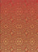 Machine Washable Transitional Orange Rug, wshpat489org