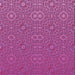 Round Patterned Medium Violet Red Pink Rug, pat489pur