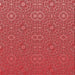 Round Patterned Red Rug, pat489rd