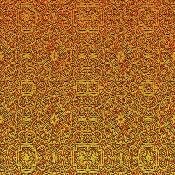 Machine Washable Transitional Tomato Red Rug, wshpat489yw