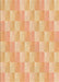 Square Patterned Orange Rug in a Living Room, pat49org