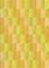 Machine Washable Transitional Yellow Rug, wshpat49yw