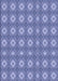 Patterned Denim Blue Rug, pat490blu