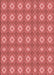 Patterned Ruby Red Rug, pat490rd