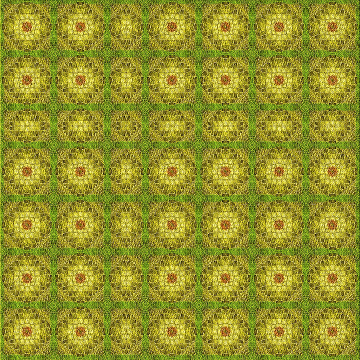 Round Machine Washable Transitional Olive Green Rug, wshpat490yw