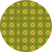 Square Machine Washable Transitional Olive Green Rug in a Living Room, wshpat490yw