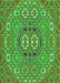 Patterned Green Rug, pat491grn