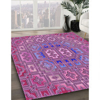 Patterned Orchid Purple Rug, pat491pur