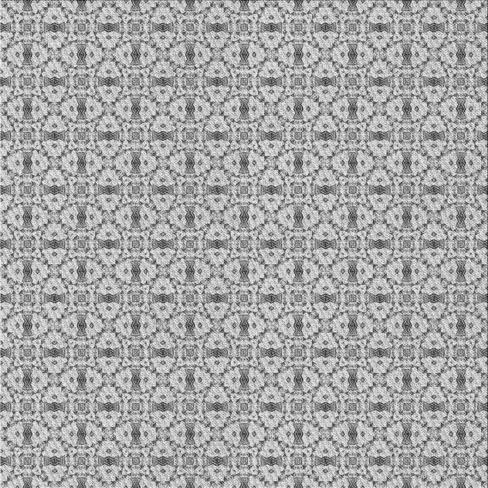 Round Patterned Platinum Gray Rug, pat492gry