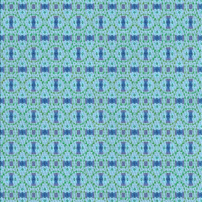 Patterned Blue Ivy Blue Rug, pat492lblu