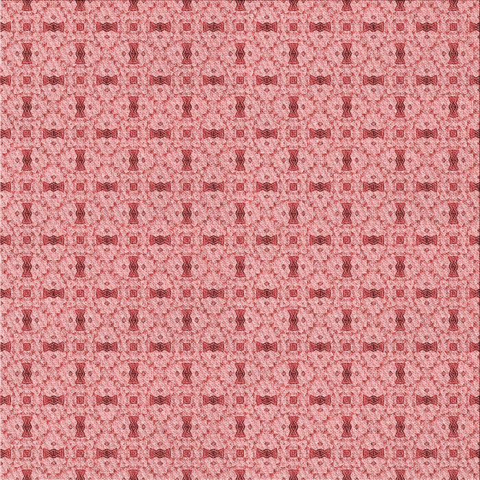 Round Patterned Pastel Pink Rug, pat492rd